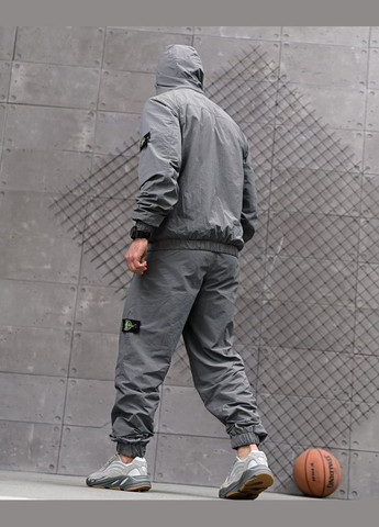 Стильный мужской костюм Stone Island серый Freedom (332980473)