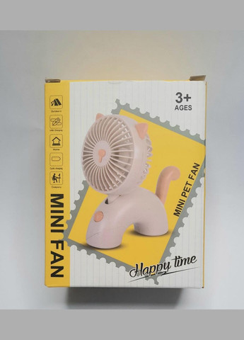 Портативный вентилятор Котик с подвижным аккумуляторным хвостом DianDY DD8028 No Brand (325701658)