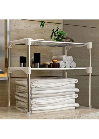 Кухонна полиця для мікрохвильової печі органайзер настільний етажерка стелаж на 2 яруси No Brand (360531927)