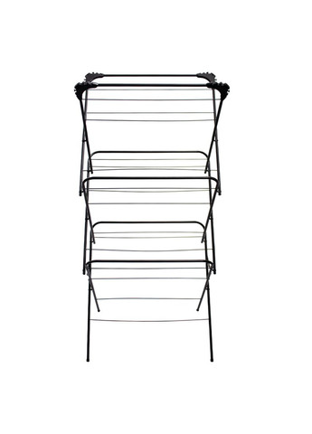 Сушилка для белья, 3-х уровневая, черная Trento (303832276)