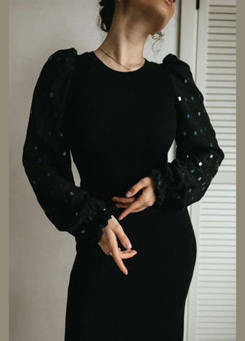 Черное праздничный, коктейльное, вечернее платье Seventeen