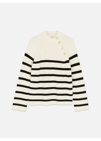 Молочний светр демісезон,молочний в смужку, Primark