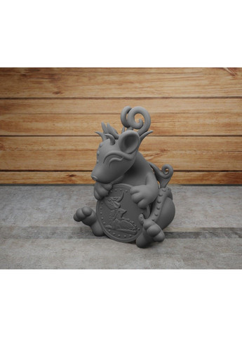 Статуетка дракона з монетою - символ 2024 року. ЗаСвіт (280940436)