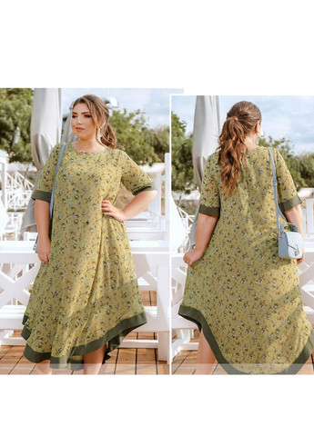 Оливкова сукня Liton