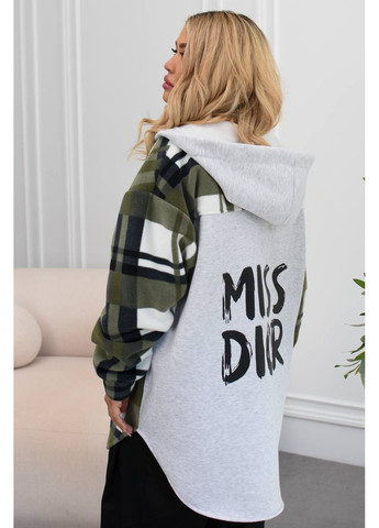 Жіноча подовжена сорочка з капюшоном Україна (360898479)