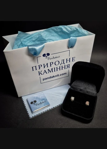 Сережки пусети срібні з природним каменем опалом необробленим ефіопським жіночі мінімалістичні No Brand (378083343)