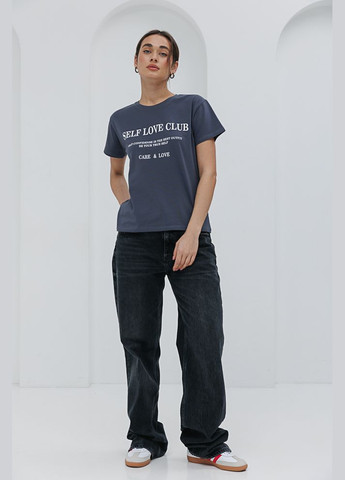 Жіноча футболка з принтом Self love club Arjen - (289385670)