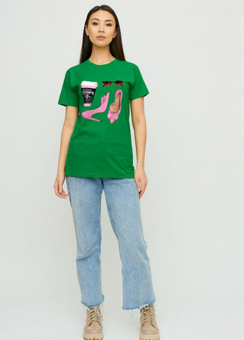 Футболка Boyfriend / дышащий принт / YAPPI - (252385848)