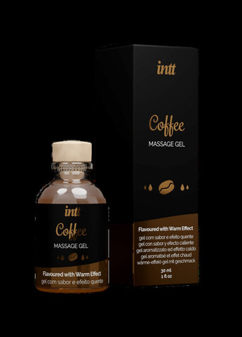 Массажный гель для интимных зон Coffee Разогревающий 30 мл CherryLove Intt (284121395)