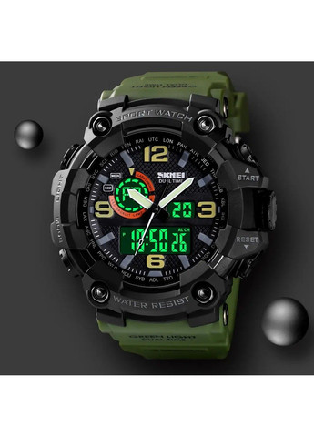 Мужские наручные часы 1520 Зеленый Skmei (314483908)