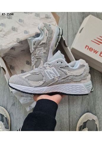 КРОСІВКИ ЖІНОЧІ NEW BALANCE 2002R PROTECTION PACK LIGHT GRAY НЬЮ БЕЛАНС 2002R No Brand сірі демісезони (368868093)