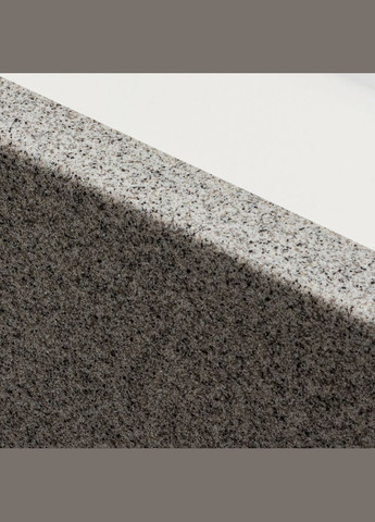 Гранитная мойка для кухни 4040 RUBA матовый серый Platinum (336938555)