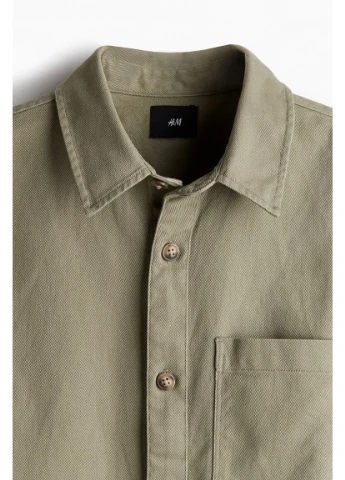 Бежевая рубашка H&M