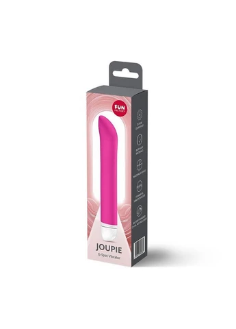 Вибратор для точки G JOUPIE Magenta, диаметр 2,5 см, на батарейках Fun Factory (387889050)