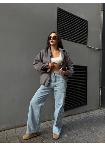 Жіночий бомбер вільного крою із замші MonCher на блискавці (360428961)