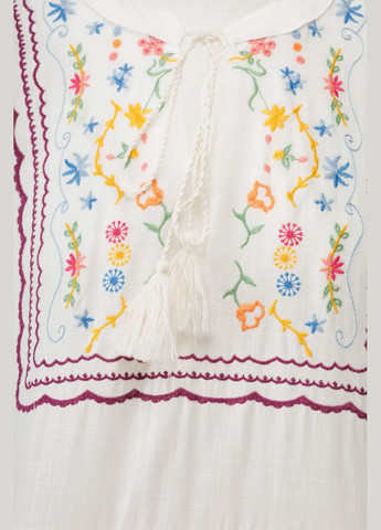 Белая платье вышиванка женское 23085 белый (2000990605719a) shop (2000990605719) Park Karon хлопок (315978143)