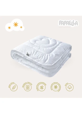 Ковдра Ведмедик ТМ PAPAELLA 100х135 см білий IDEIA (390675783)