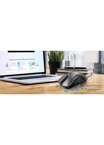 Мишка Ergo 8100S AI Silent Wireless Grey (31030040404) Genius (357208954)