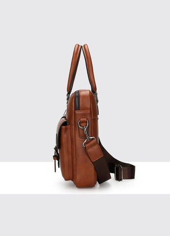 Чоловіча сумка для документів А4 портфель дипломат Коричневий No Brand (301212082)