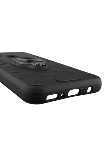 Чохол для телефона Galaxy M30s (SM-M307F) броньований з магнітним кільцем-тримачем на самсунг м30с чорний Samsung (366233040)