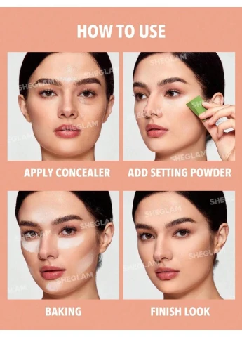 Пудра матирующая двойная Insta-ready Face & Under Eye Setting Powder Duo-Bisque Sheglam (316587830)