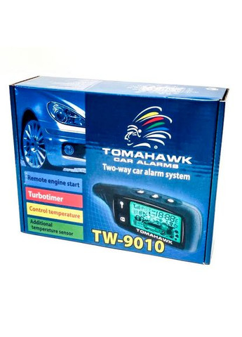 Автомобільна сигналізація TW-9010 із зворотним зв'язком Tomahawk (348432994)