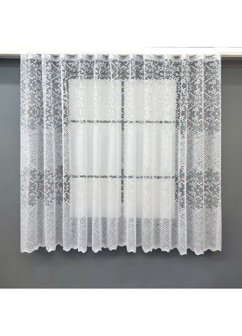 Тюль 1787т Жакард Білий 300х160 см (40-681) VR-Textil (354693656)