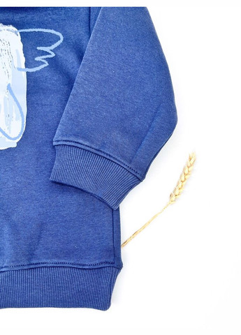 H&M кофта світшот 104 см синій артикул л1107 синій