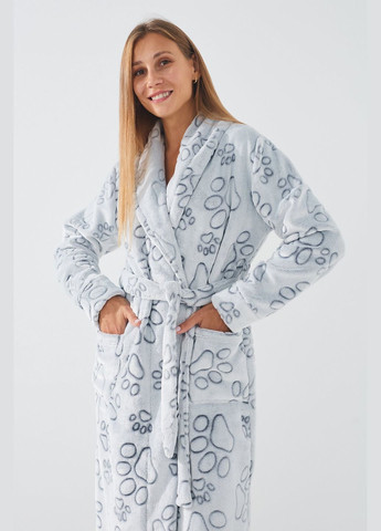 Халат женский 0228 лапки Серый (2000902900147A) shop (2000902900147) Barwa (356095661)