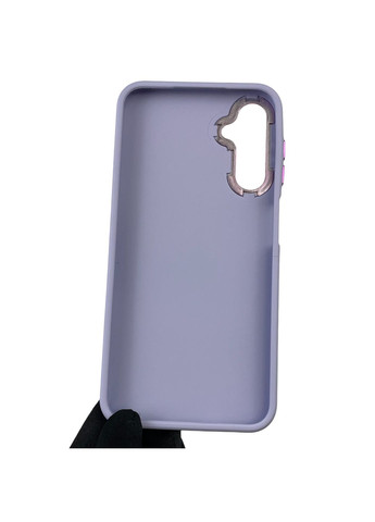 Чохол для Galaxy A24 (SM-A245F) із захистом на камеру з мікрофіброю на самсунг а24 бузковий Samsung (366021049)