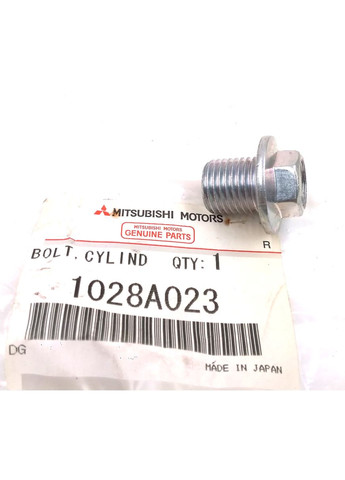 Оригінальна пробка, заглушка блоку двигуна 1028A023 OUTLANDER, Аутлендер ІІІ, LANCER, Ланцер Х Mitsubishi (360503930)