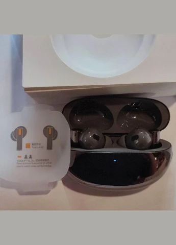 Навушники бездротові Buds Air 6 Pro (RMA2401) стереогарнітура в кейсі Titanium Twilight Realme (298640613)