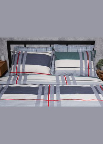 Комплект постільної білизни Бязь Gold Люкс «» King Size 220x240 наволочки 2х70х70 (MS-820004692) Moon&Star Cloudy (293148267)