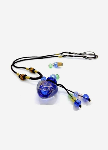 Кулон-флакон синє серце для парфумів, магічного зілля в подарунковій коробці+подарунок No Brand (351874199)