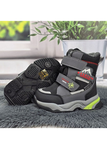 Серые повседневные зимние зимние детские ботинки Tom.M