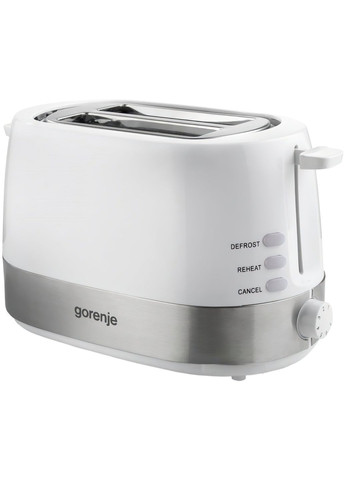 Тостер, 850Вт, пластик/метал, функц. разморож, автоотключение, Gorenje (317275332)