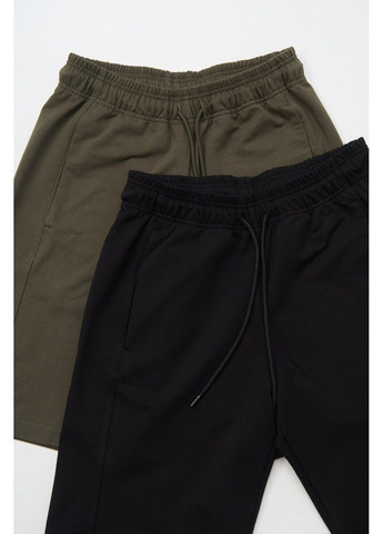 Набір спортивних шортів чоловічих SUMMER 2 шт (хакі, чорні) Handy Wear (295639088)