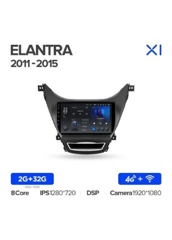 Штатная магнитола TS9-002 4+32Gb Hyundai Elantra 5 JK GD MD UD 2010-2016 9" Decker (378947648)