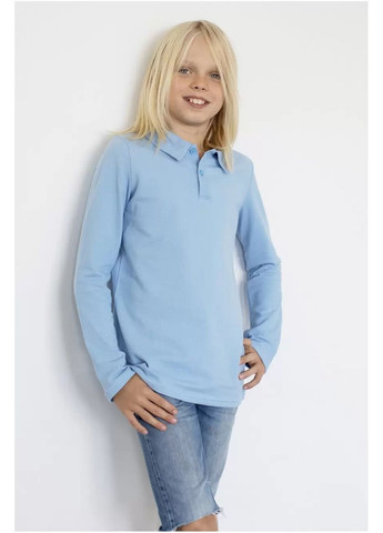 Голубой детская футболка-фб 198 футболка поло на мальчика робинзон для мальчика Robinzone однотонная