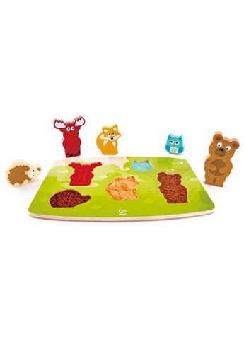 Тактильная рамка-вкладыш Лесные зверьки (E1621) Hape (335055022)