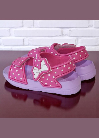 Пляжні босоніжки на липучках для пляжу басейну піску для дівчинки American Club (333832237)