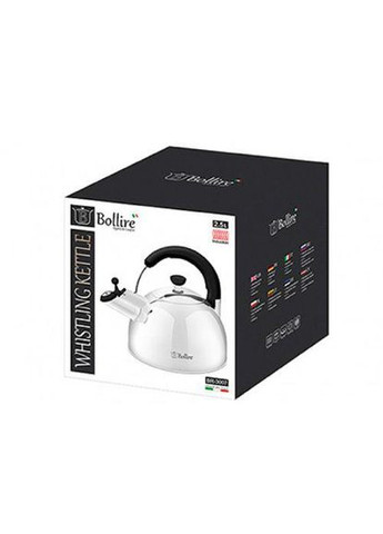 Чайник со свистком BR-3007 2.5 л серебристый Bollire (362263936)
