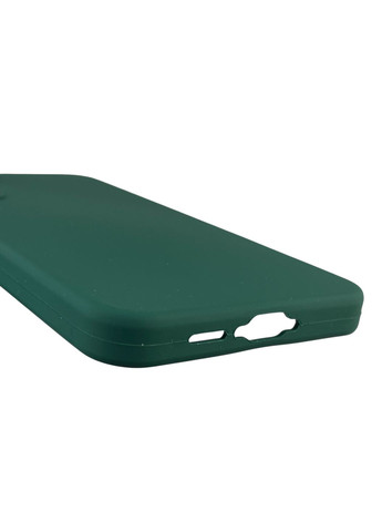 Чехол для Galaxy A55 5G (SM-A556B) силиконовый с микрофиброй нескользящий на самсунг а55 5г зеленый Samsung (366388180)