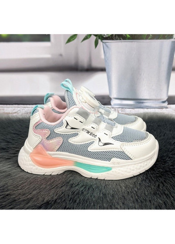 Сірі осінні кросівки дитячі для дівчинки Kimboo