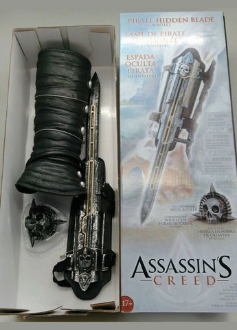Прихований клинок Assassin's Creed Піратська дитяча іграшка Едвард Кенвей Black Flag Чорний прапор зброя з прихованим лезом NECA (280258076)