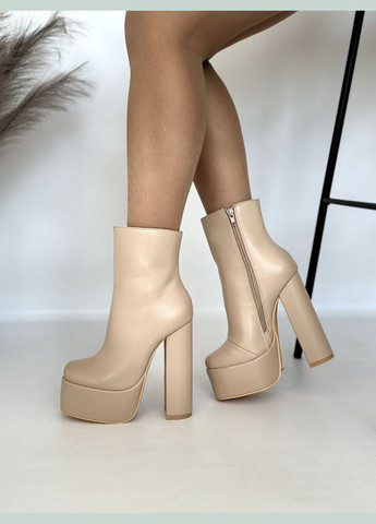 Бежеві демісезонна демисезонні ботильйони No Brand