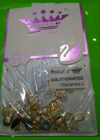 Набір для декору нігтів стильний блиск та вишуканість арт 454-09 Master Professional (318022137)