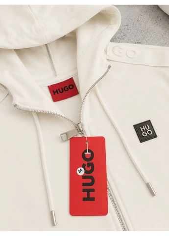 Костюм HG зип худи штаны лампасы молочный No Brand (392686467)