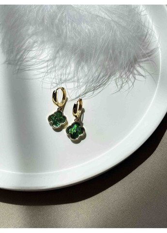 Серьги зеленые 5401 LeBijou (367580685)