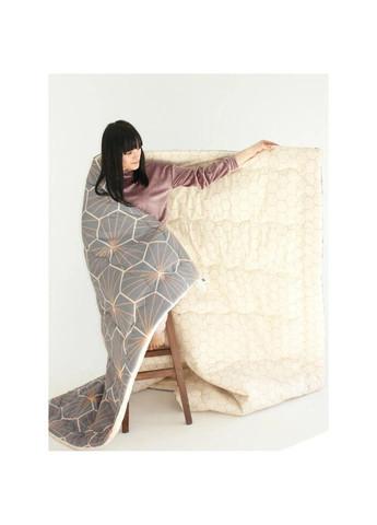 Одеяло шелковое Зима №3005 Сolor Fun Line Geometry 200х220 (2200004831718) Mirson (314714108)